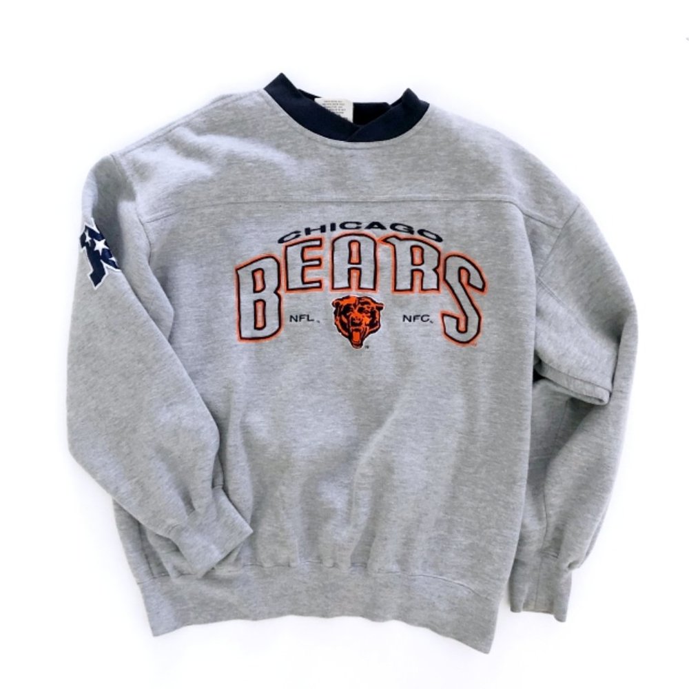 COPY - NFL CHICAGO BEARS Men's Grey Crewneck Swea…